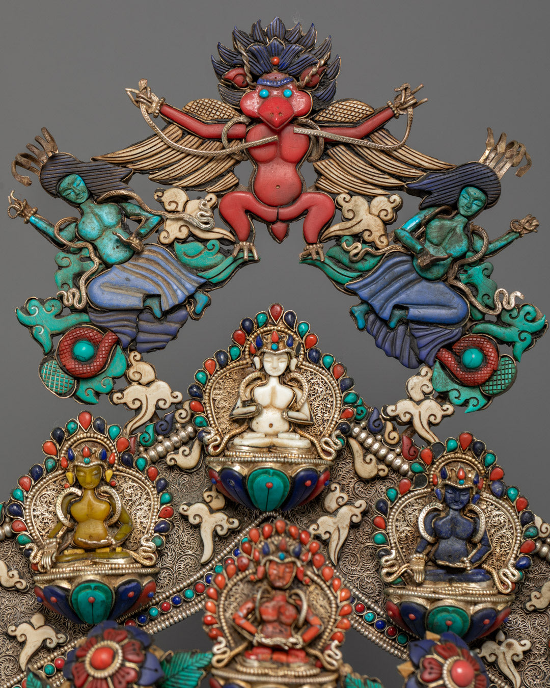 Gold Maitreya Buddha Statue | Future Buddha Sculpture