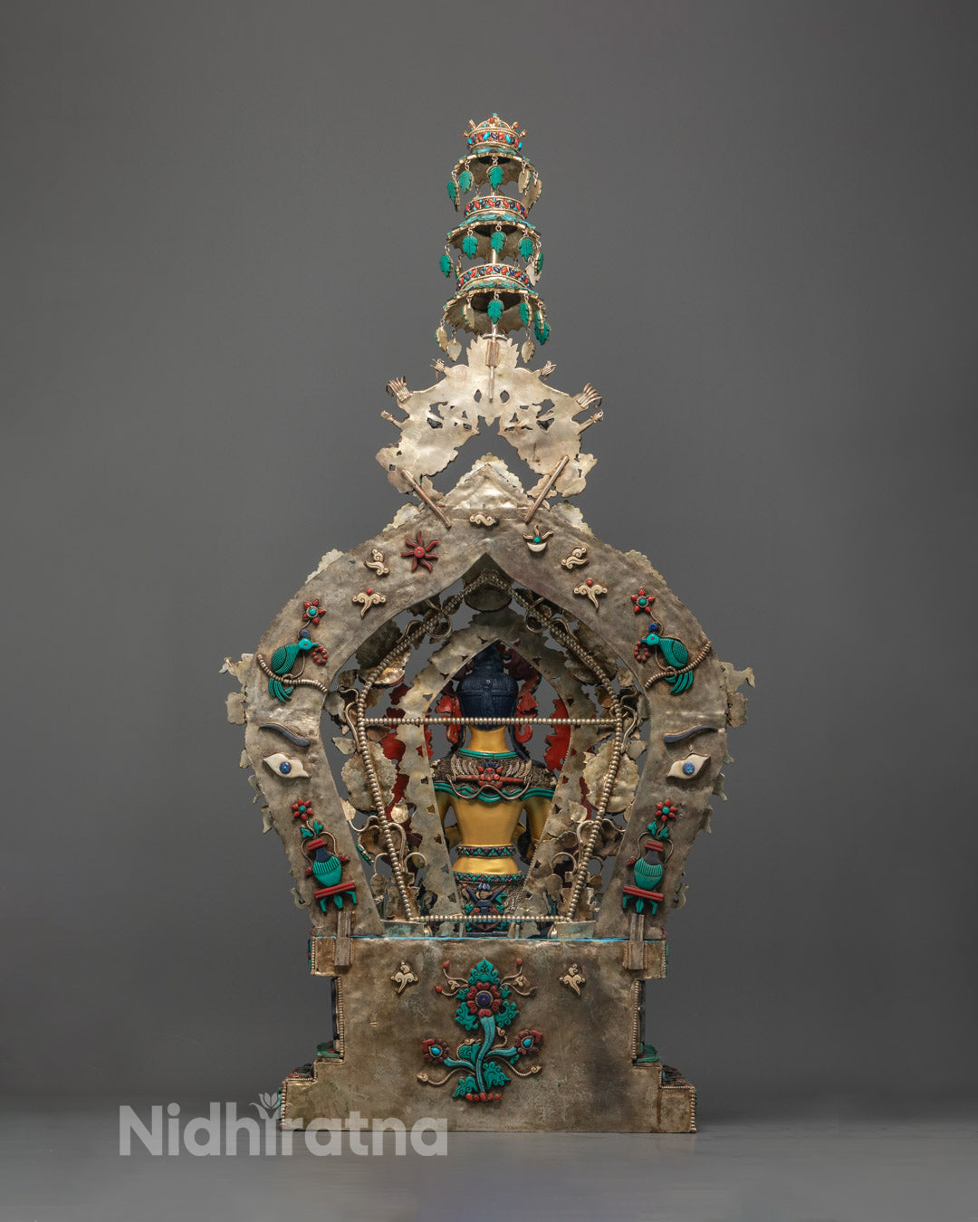 Gold Maitreya Buddha Statue | Future Buddha Sculpture