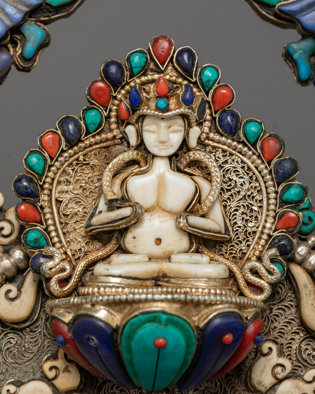 Gold Maitreya Buddha Statue | Future Buddha Sculpture