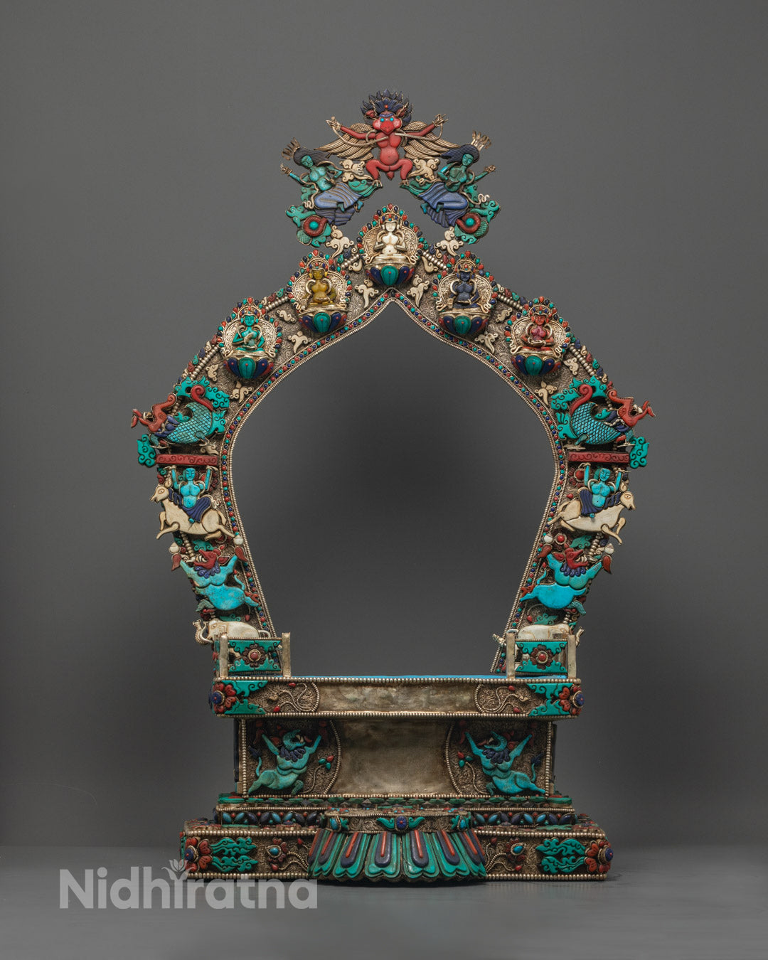 Gold Maitreya Buddha Statue | Future Buddha Sculpture