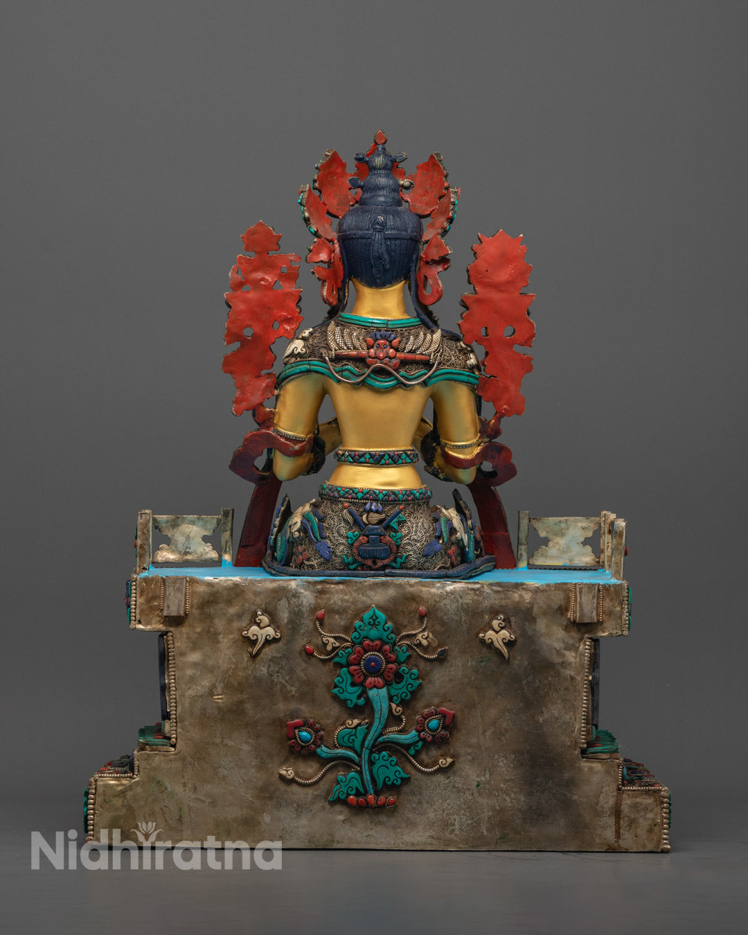 Gold Maitreya Buddha Statue | Future Buddha Sculpture