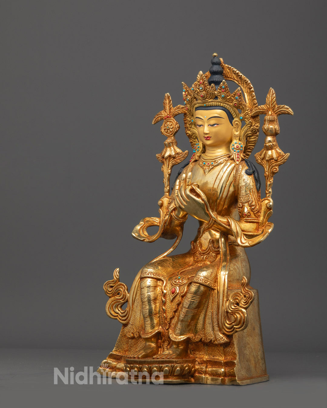 Maitreya Buddha Statue | Hand-Carved Future Buddha
