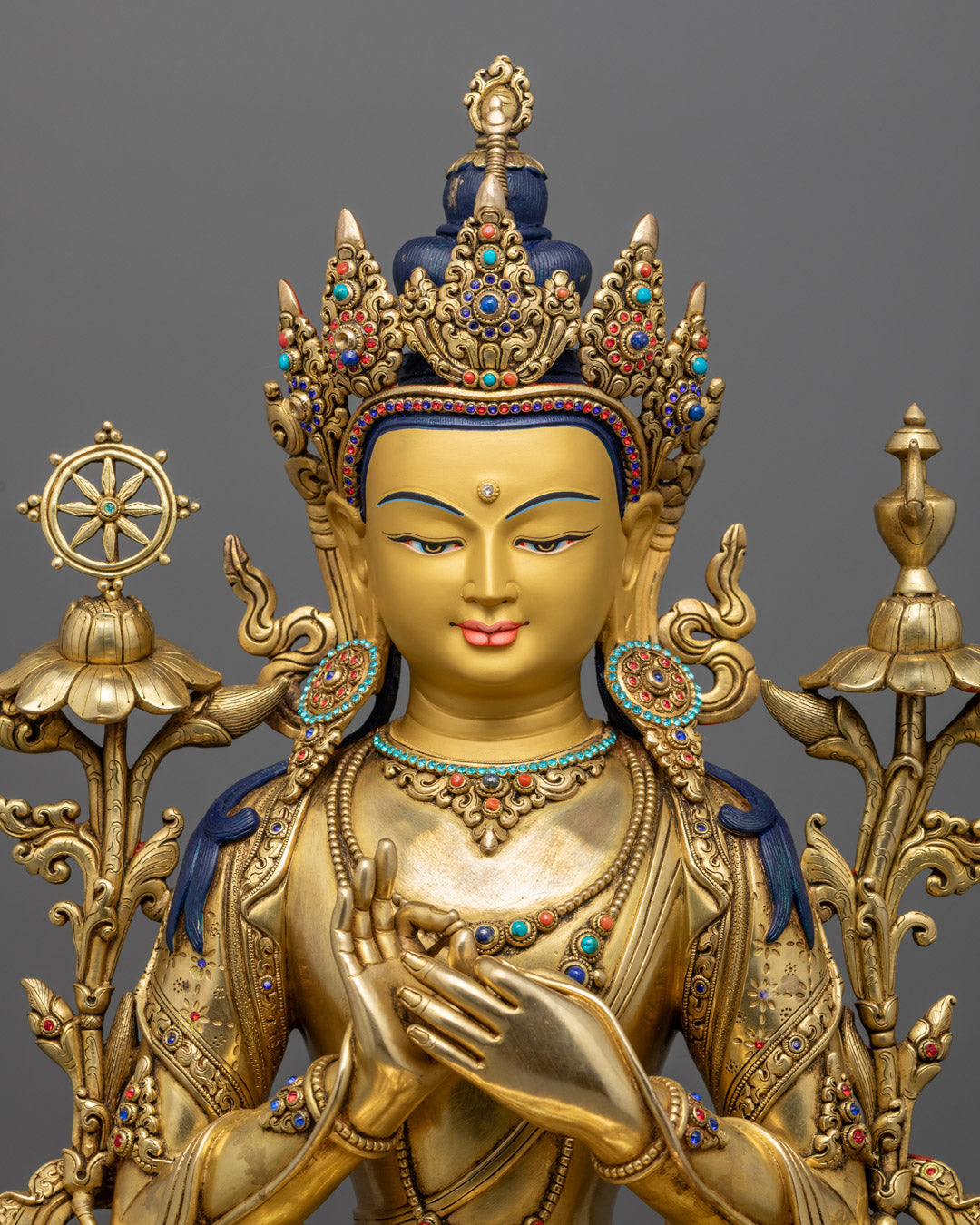 Maitreya Buddha Statue | Traditional Handcrafted Idol
