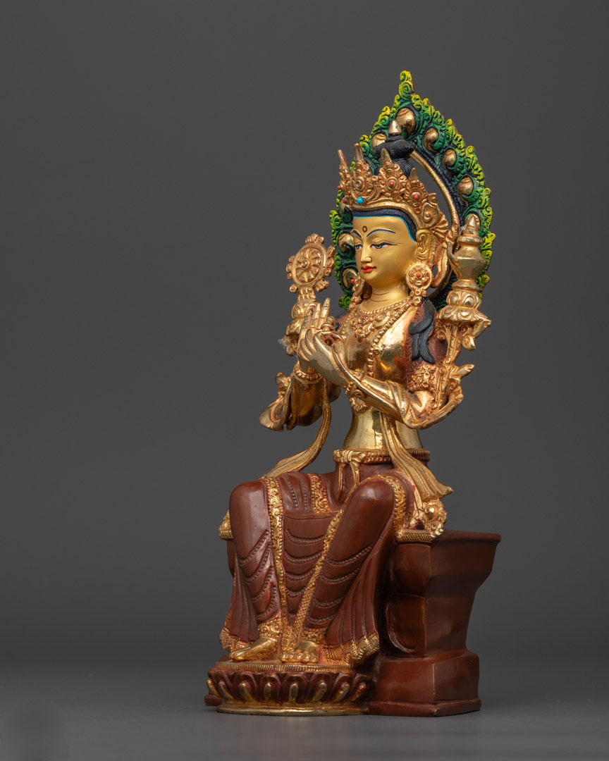 Maitreya Buddha Sculpture | Himalayan Sacred Art