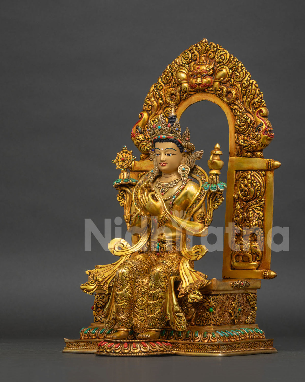 Exquisite Maitreya Buddha Sculpture | Handcrafted In Patan Nepal