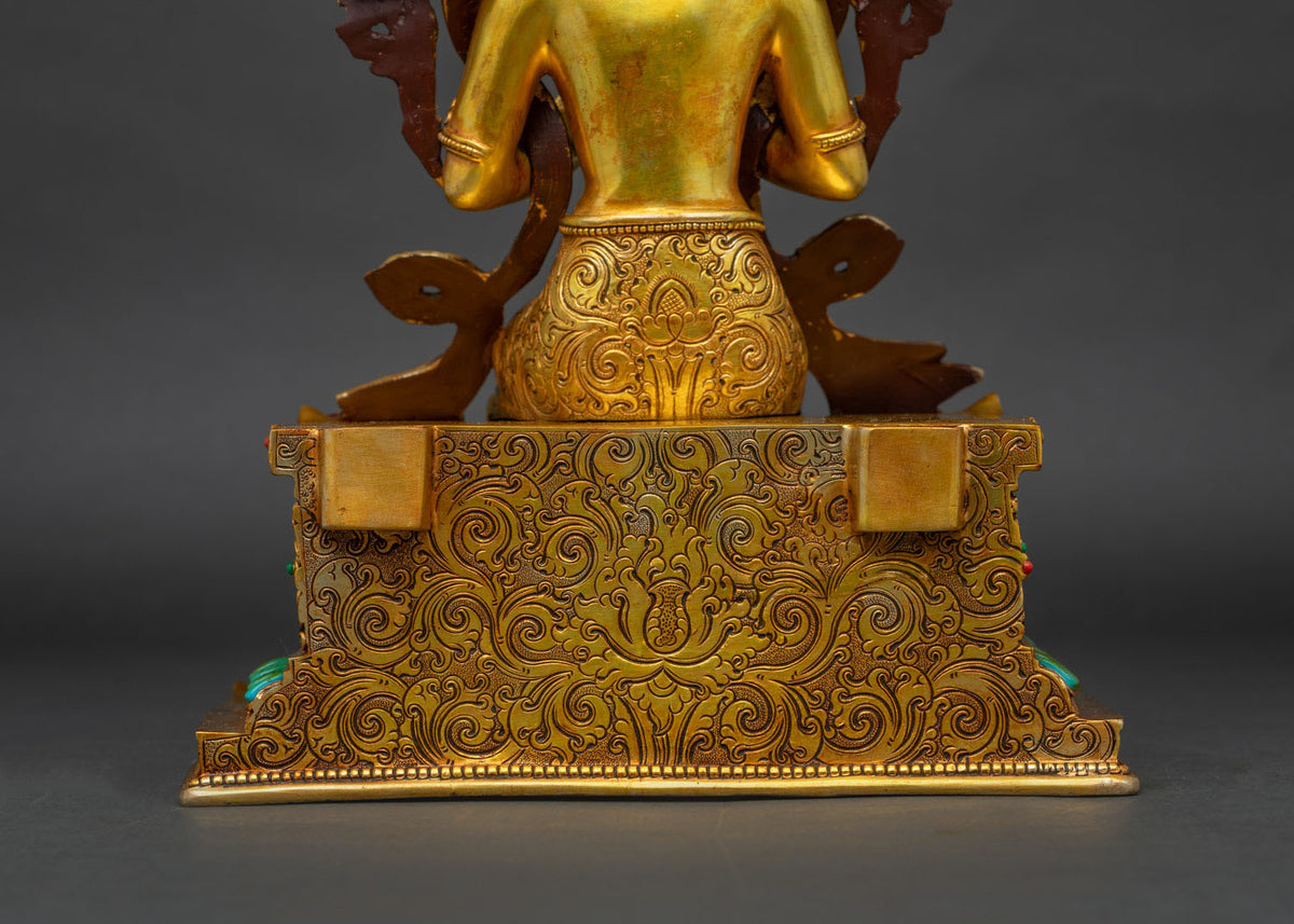 Exquisite Maitreya Buddha Sculpture | Handcrafted In Patan Nepal