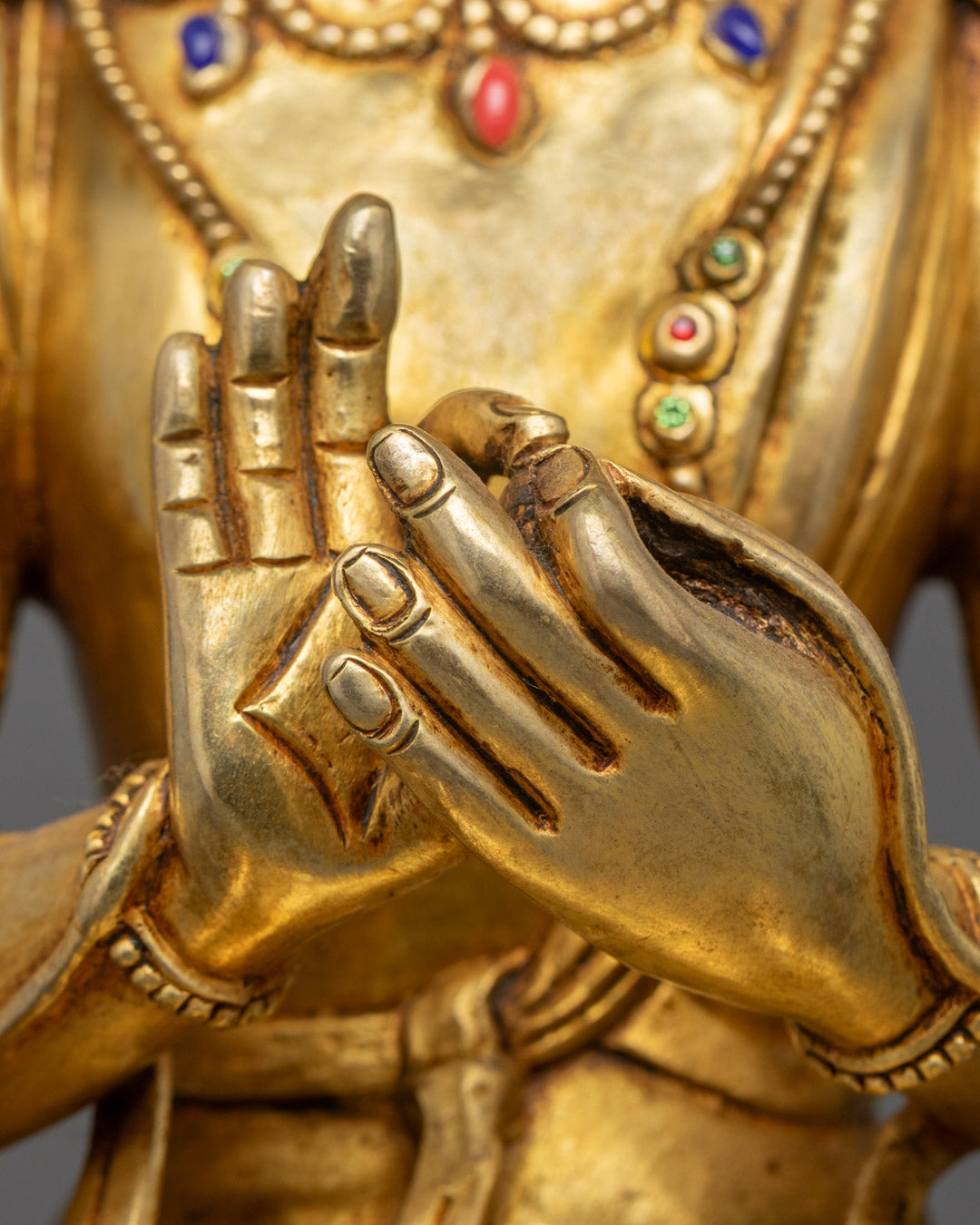 Maitreya Buddha Statue | Hand-Carved Tibetan Buddha | Future Buddha