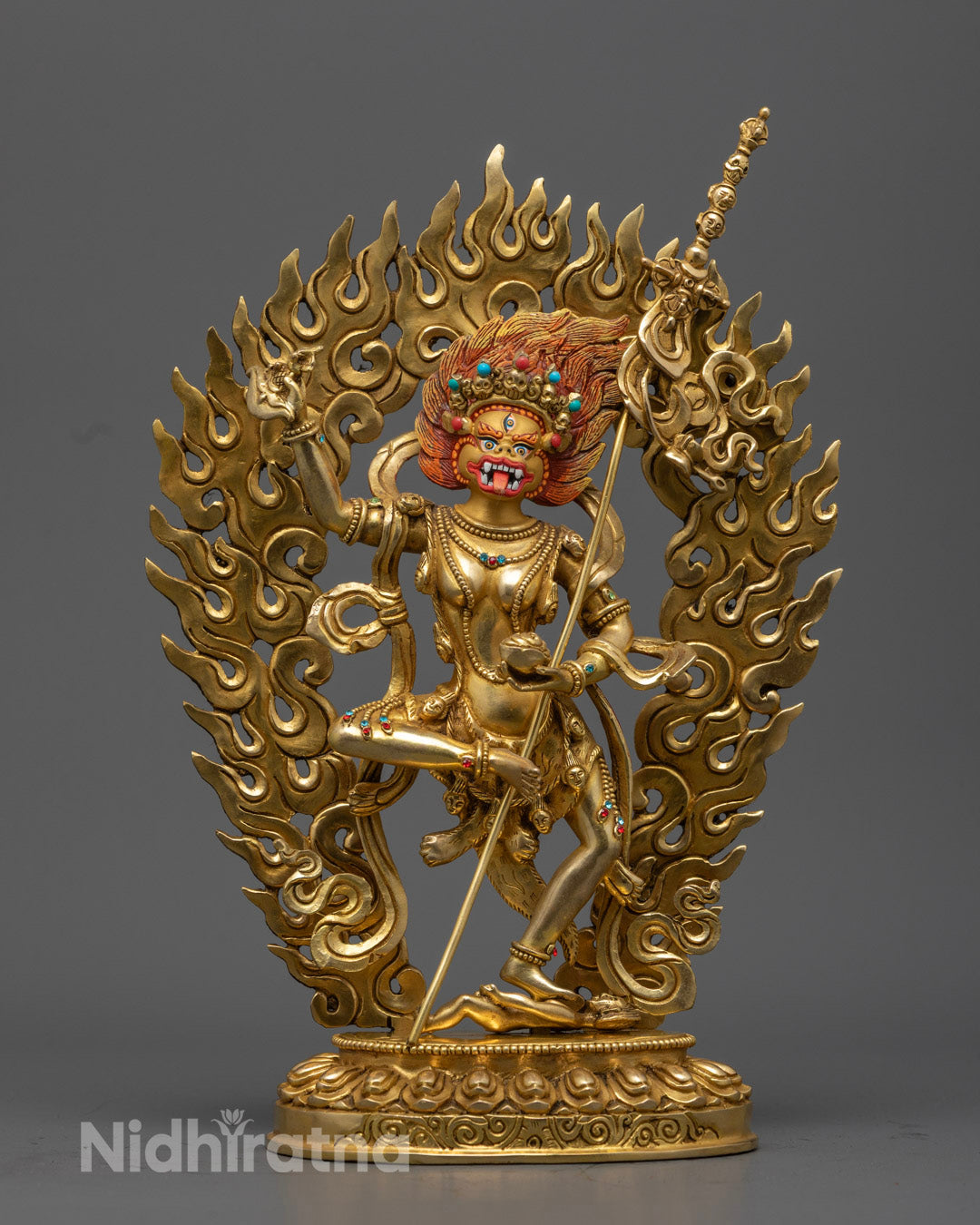 Statue of Simhamukha Yogini | Lion-Faced Dakini