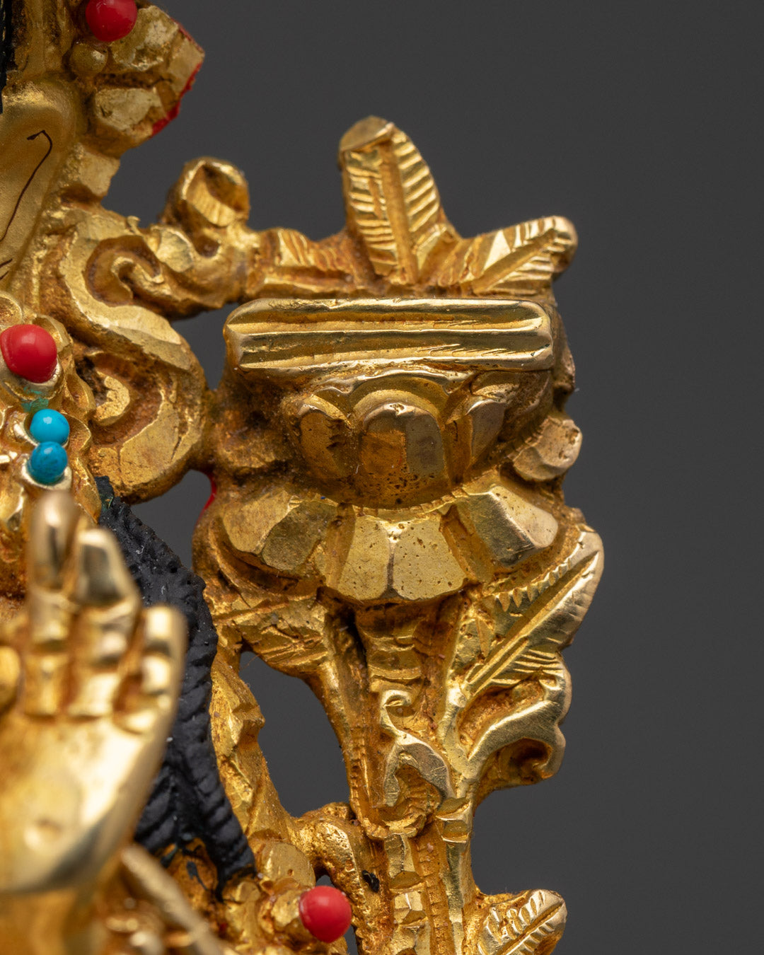 Manjushri Statue | 24K Gold Gilded Icon of Higher Knowledge