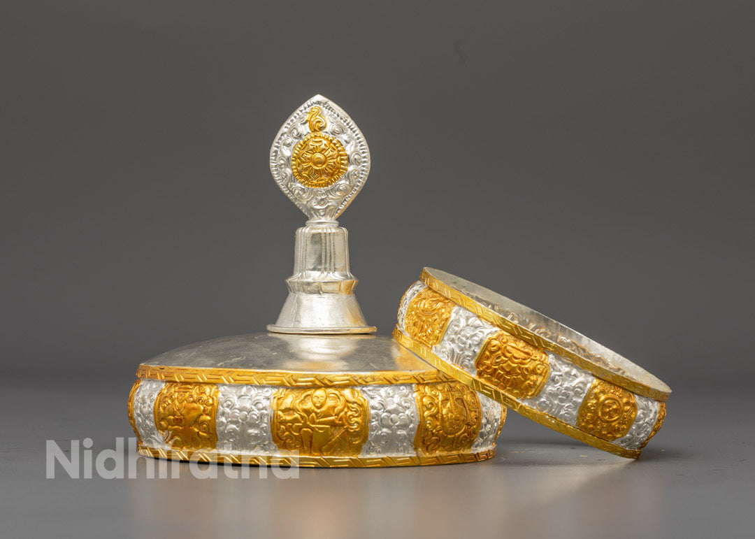 Traditional Buddhist Mandala Offering Set