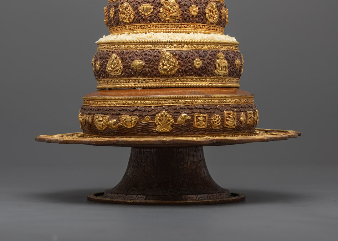 Authentic Ratna Mandala for Buddhist Altar