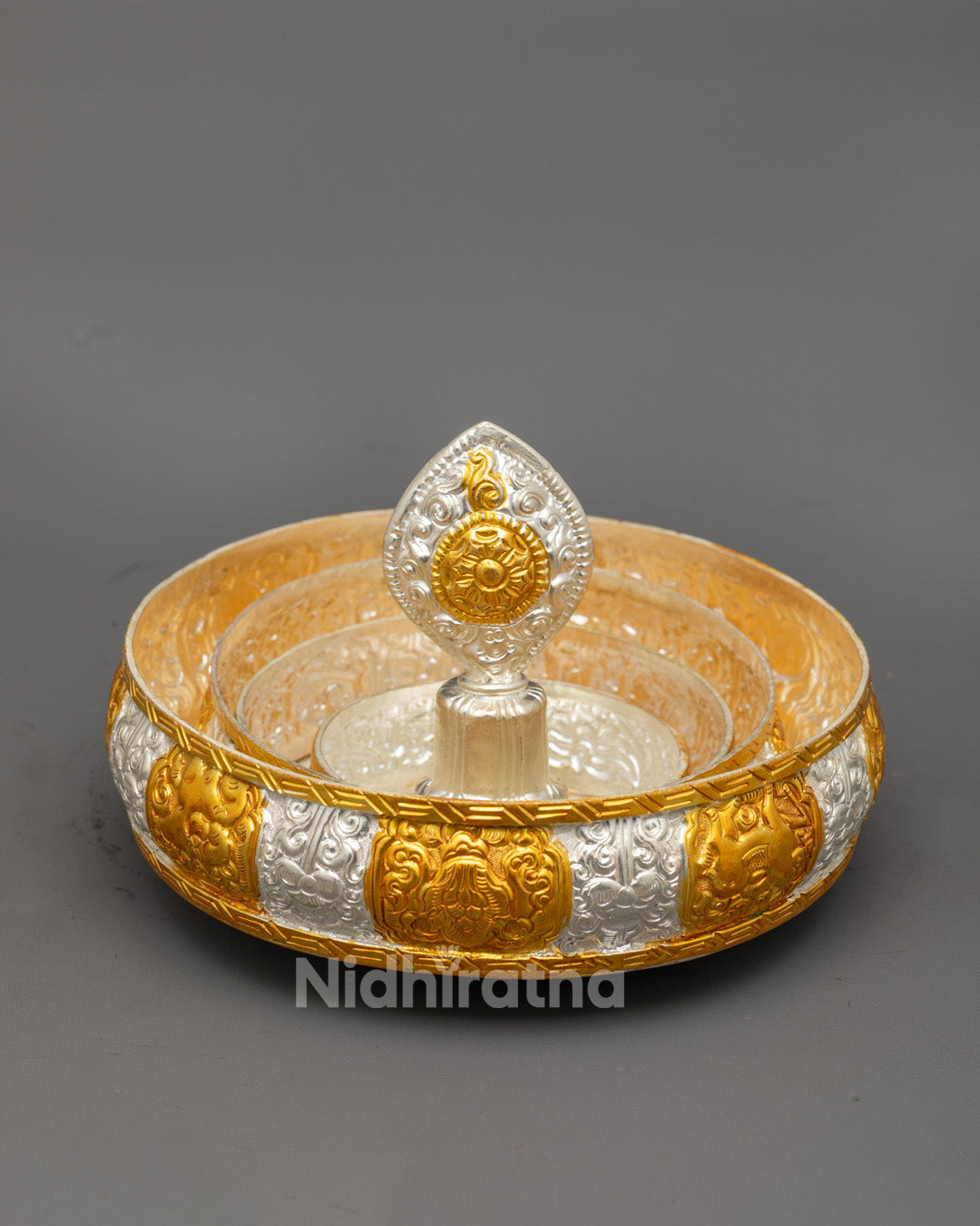 Traditional Buddhist Mandala Offering Set