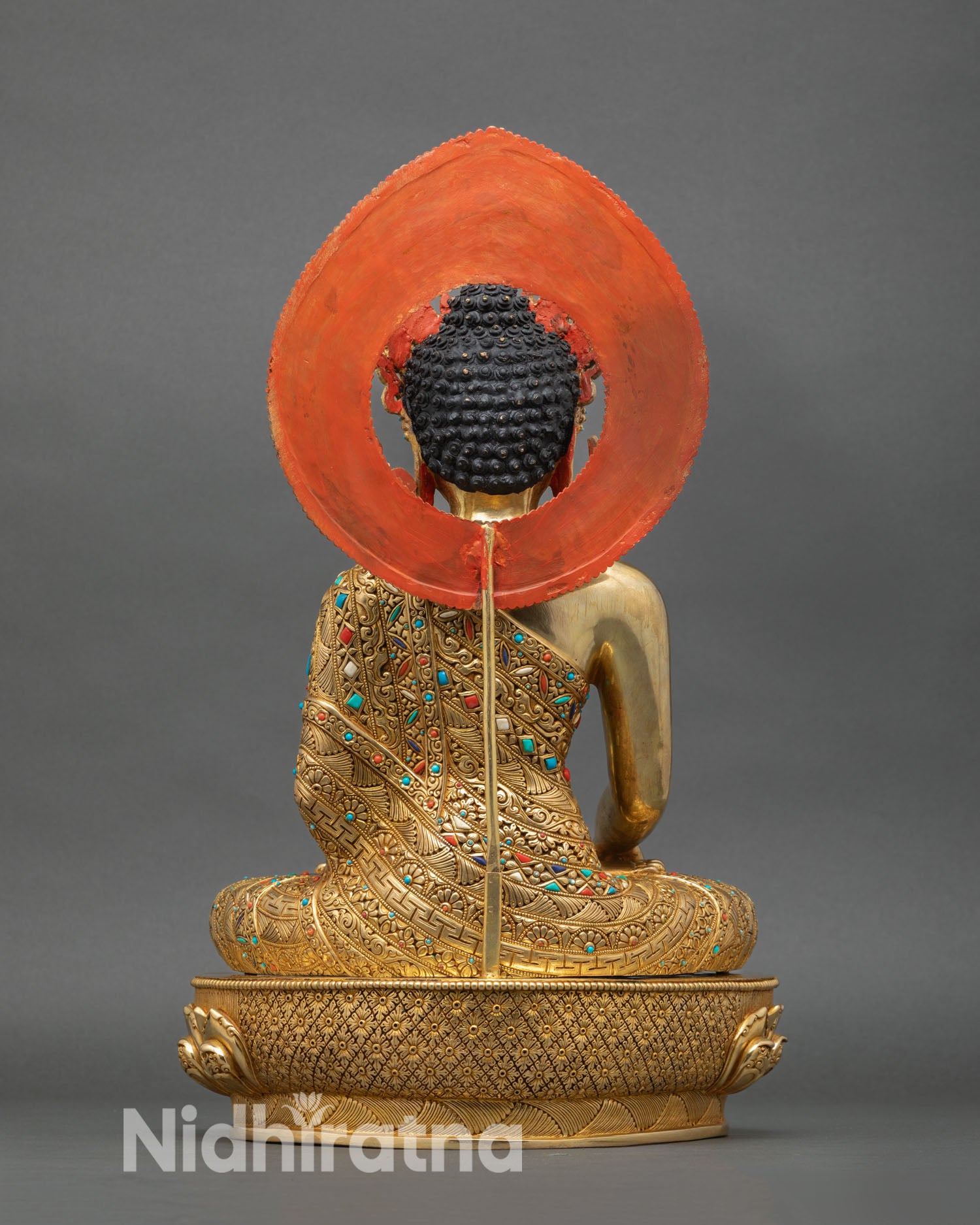 Mitrugpa Statue | 24K Gold Fire-Gilded Copper Artwork