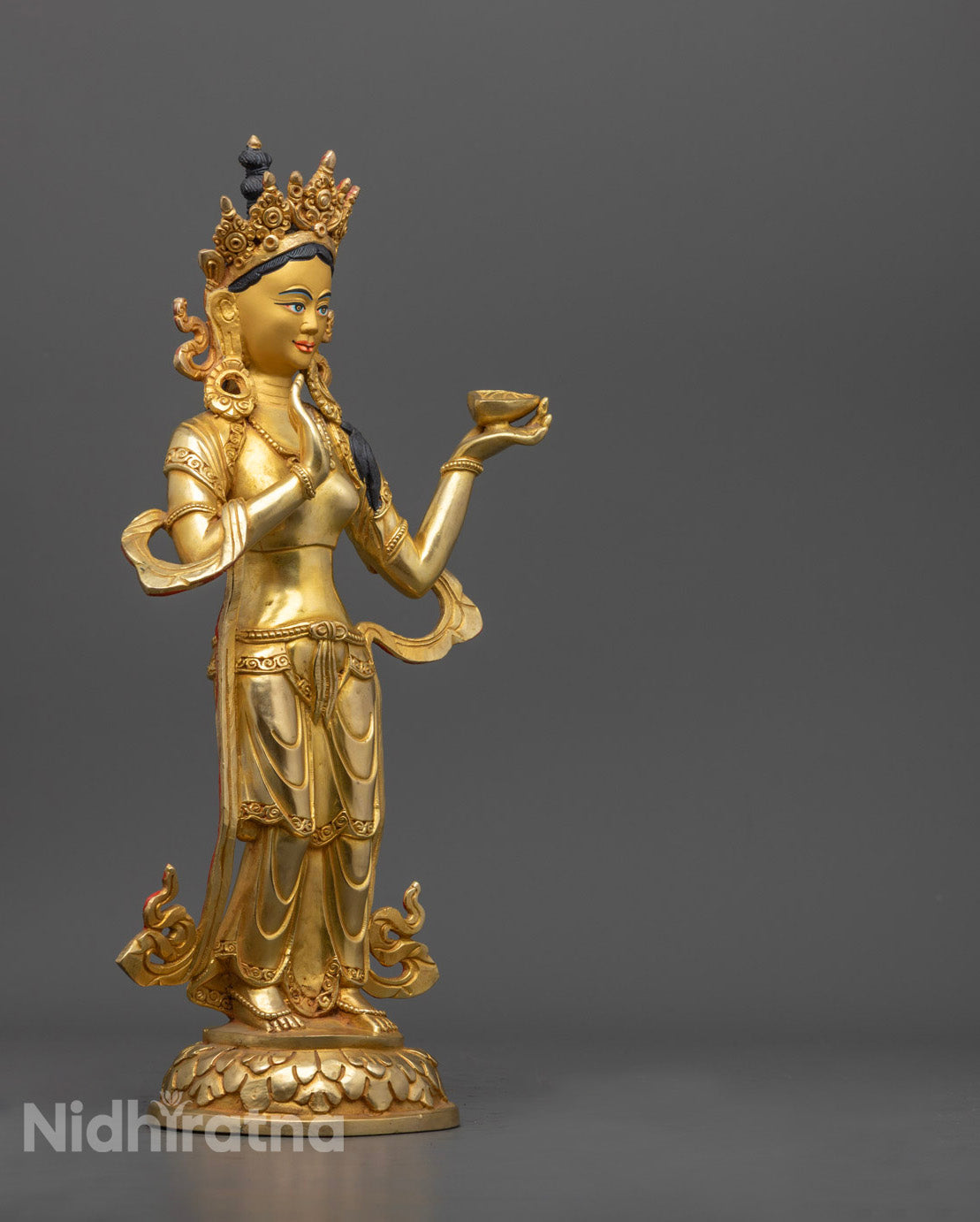 Divine Feminine Duo: Yeshe Tsogyal & Mandarva Statue Set