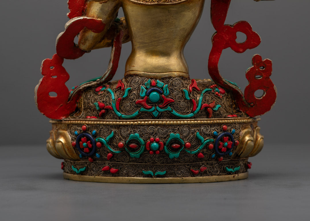 Manjushri Sculpture | Handmade Statue for Wisdom & Enlightenment