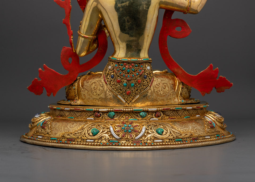 Manjushri Statue 20.47 inches| Nepalese Craftsmanship