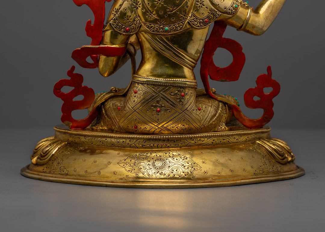 Tibetan Manjushree Statue | Bodhisattva of Wisdom