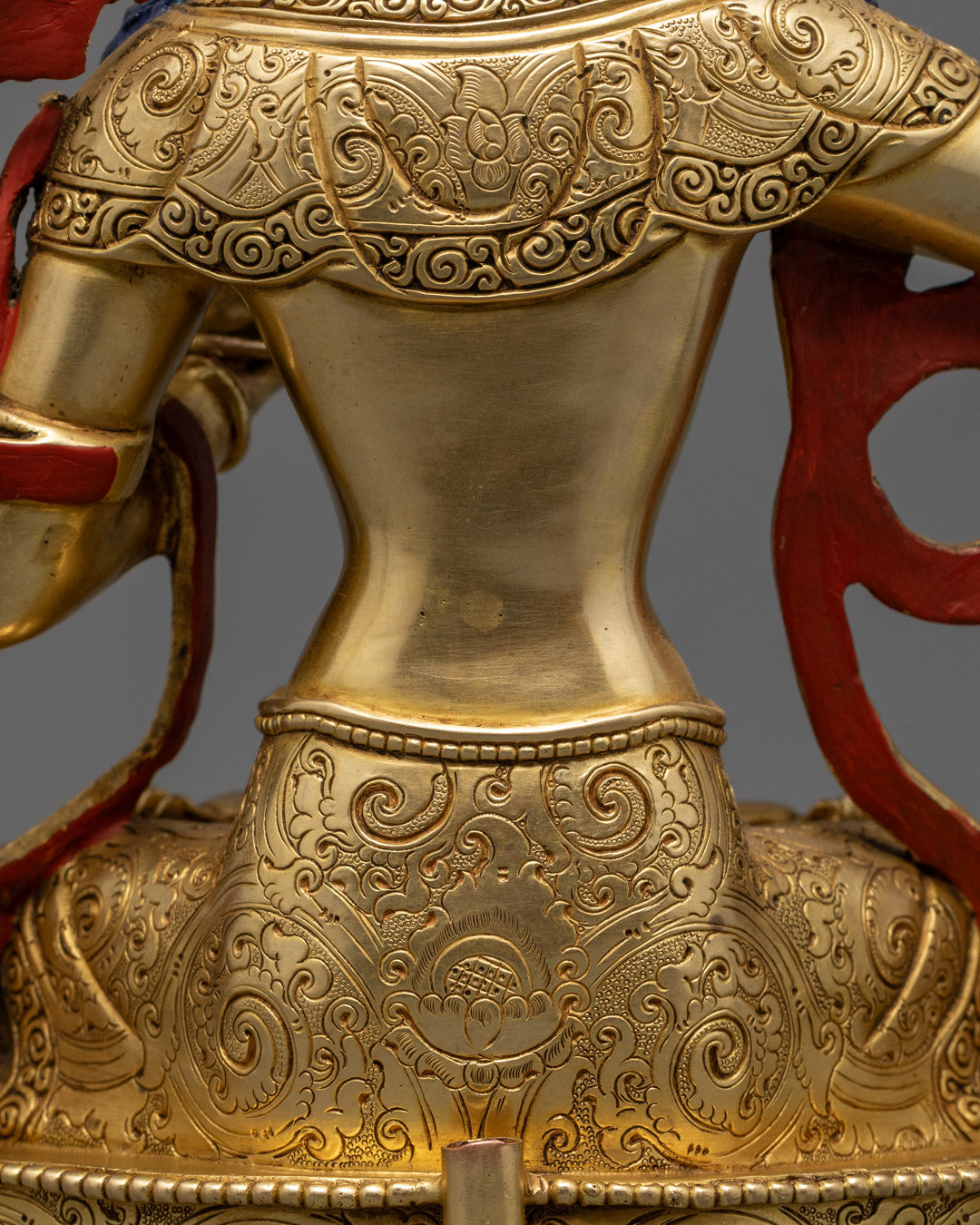 Radiant 24K Gold Manjushri Statue from Nepal