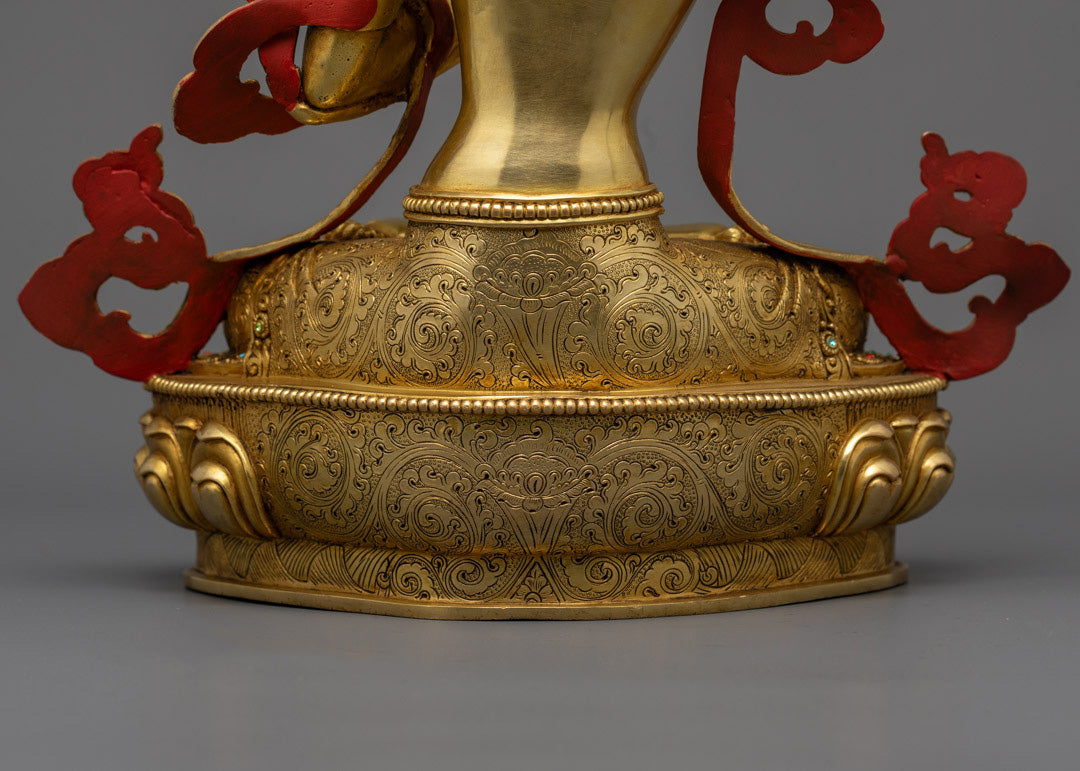 Tibetan Manjushri Statue | Wisdom Buddha