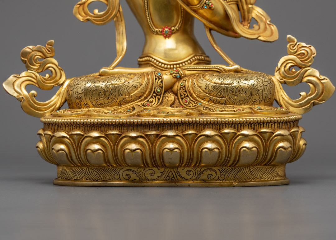Tibetan Manjushri Statue | Wisdom Buddha