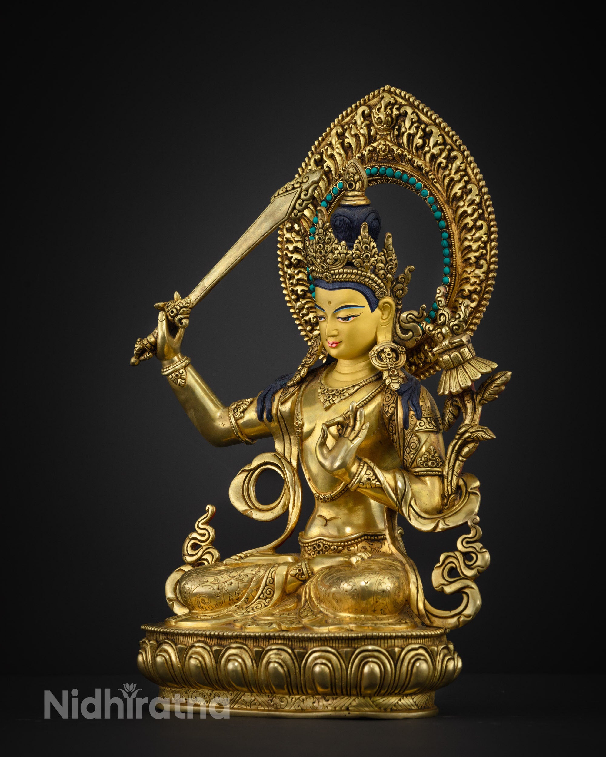 Manjushri Buddha | Manjushri Statue | Manjushree God | Manjushri Boddhisattva | Wisdom Manjushri Statue
