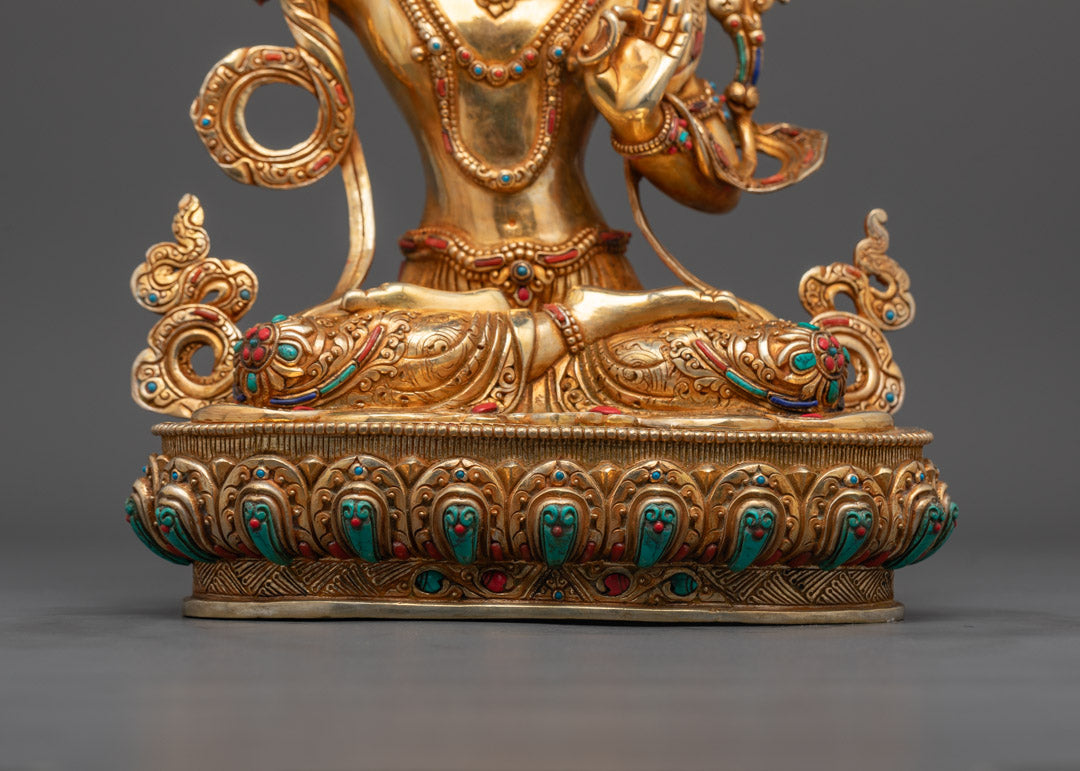 Manjushri Statue | Beautifully Crafted Buddhist Figure