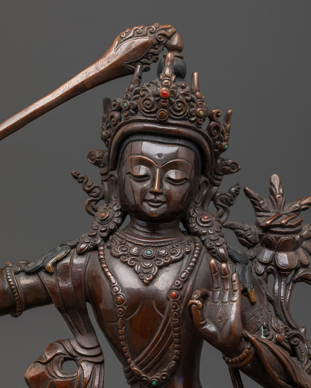 Manjushri Statue | Sacred Tibetan Buddha