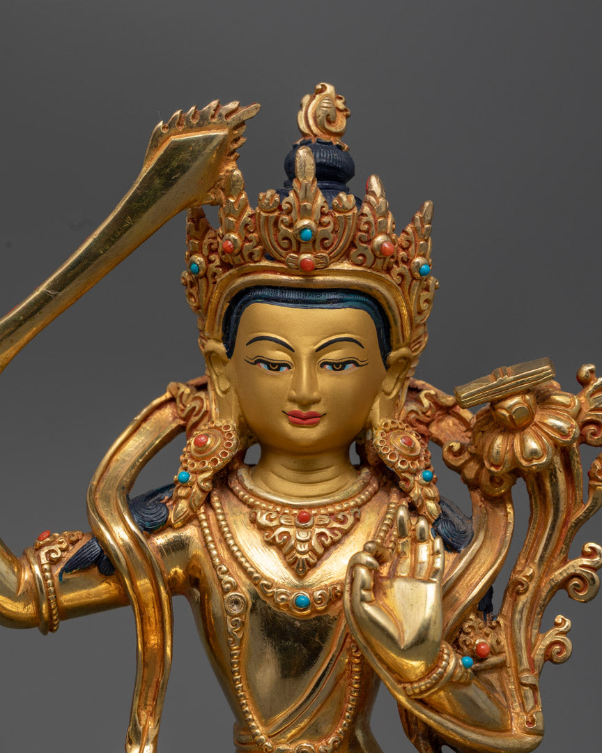 Authentic Manjushri Statue from Nepal