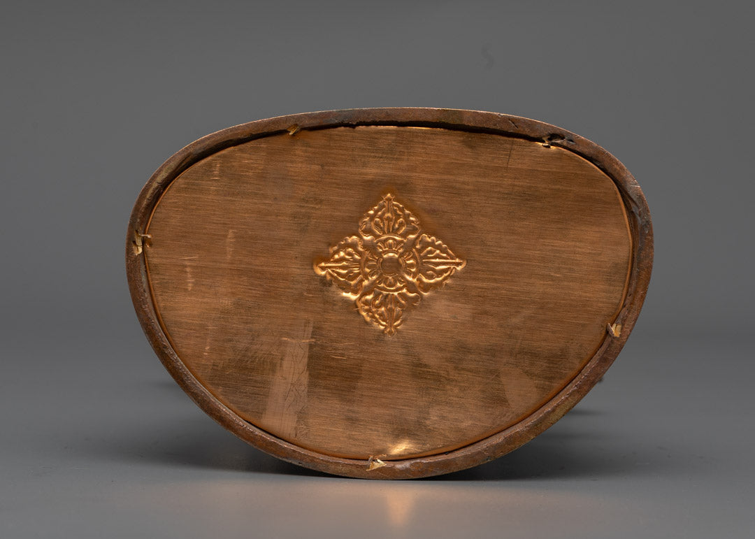 Manjushri Statue | Handcrafted 24K Gold Gilded Face