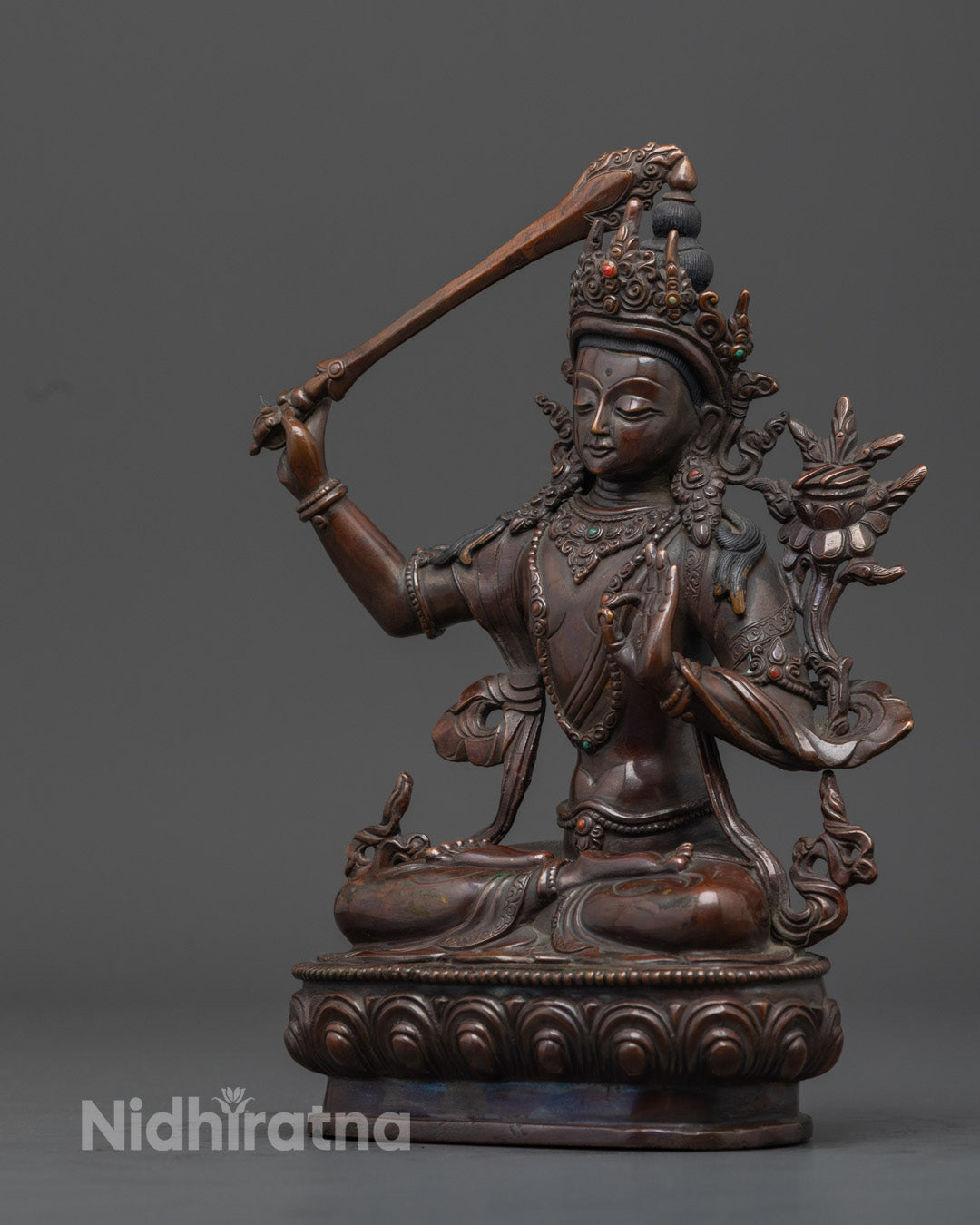 Manjushri Statue | Sacred Tibetan Buddha
