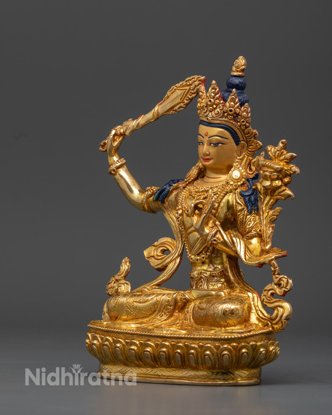 Manjushri Statue | Tibetan Buddhist Symbol of Knowledge