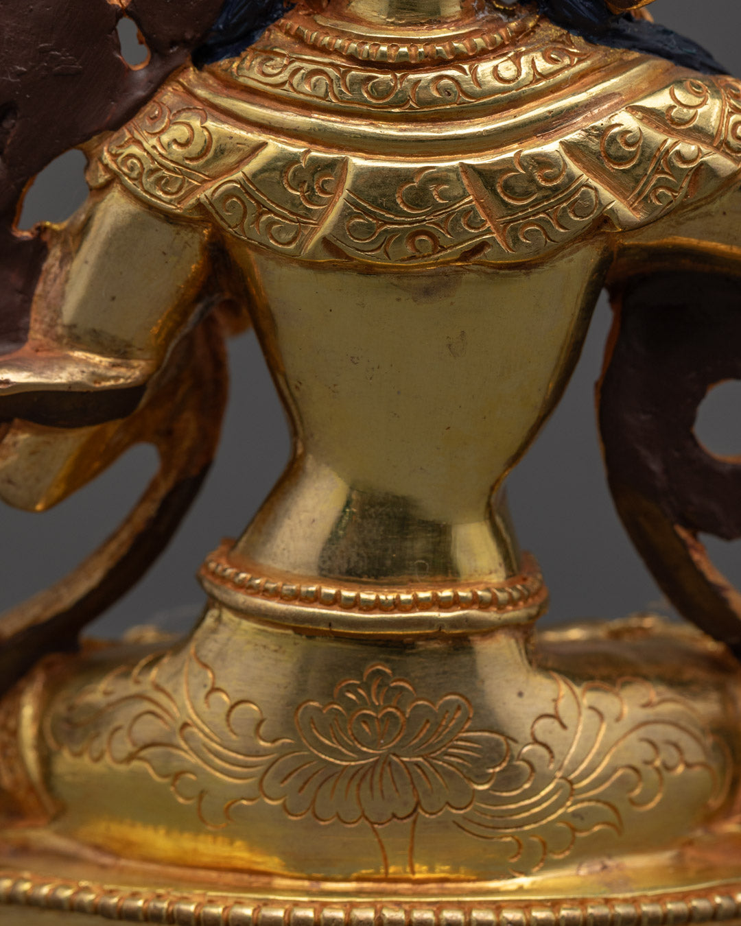 Golden Manjushri Buddha Statue