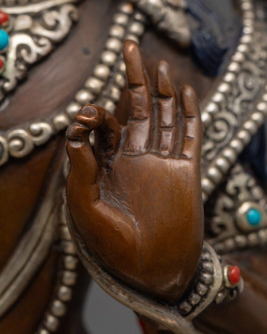 Exquisite Manjushri Sculpture | Nepali Buddhist Art