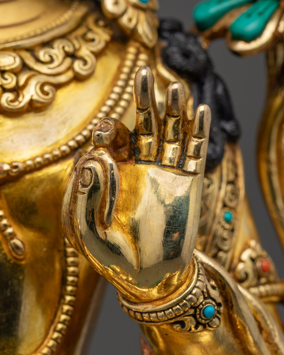 Manjushri Deity Statue | Traditional Tibetan Art of Wisdom