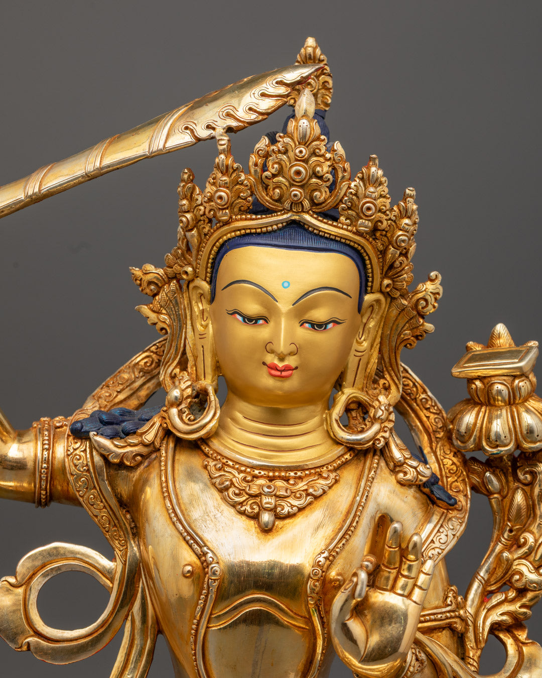 Manjushri Buddhist Statue | Divine Symbol of Wisdom and Enlightenment
