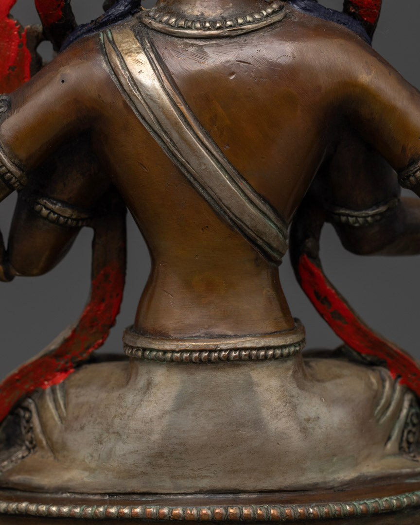 Maha Manjushri Statue | Traditional Himalayan Art of Nepal