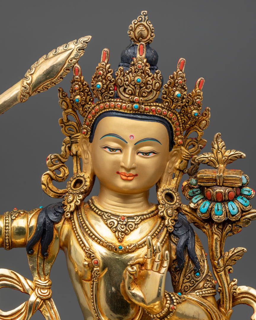 Manjushri Statue | Icon for Intelligence and Learning