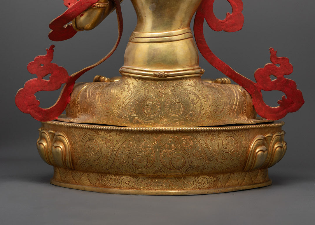 Handcrafted Manjushri  Sculpture | Buddhist Art from Nepal