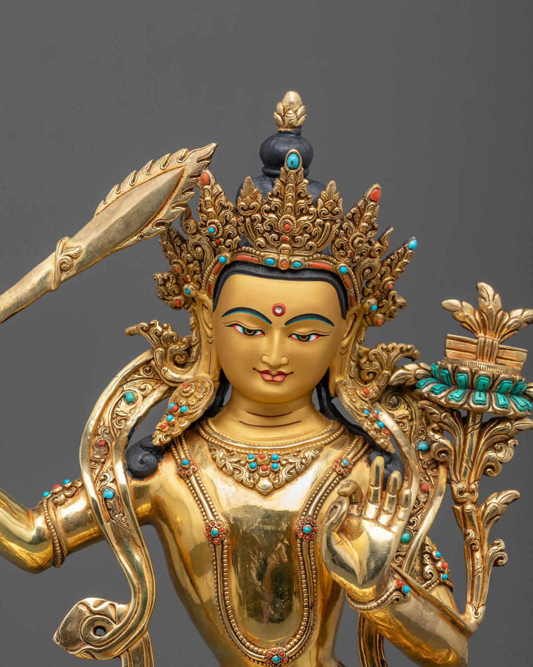 Manjushri Statue | Tibetan Bodhisattva Of Wisdom