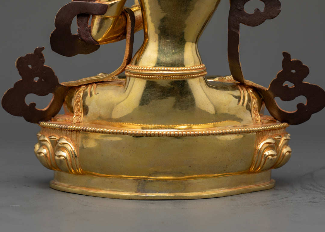 Manjushri Statue | Sacred Tibetan Bodhisattva Art