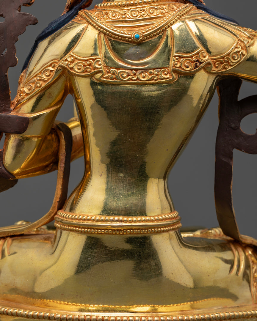 Manjushri Statue | Sacred Tibetan Bodhisattva Art