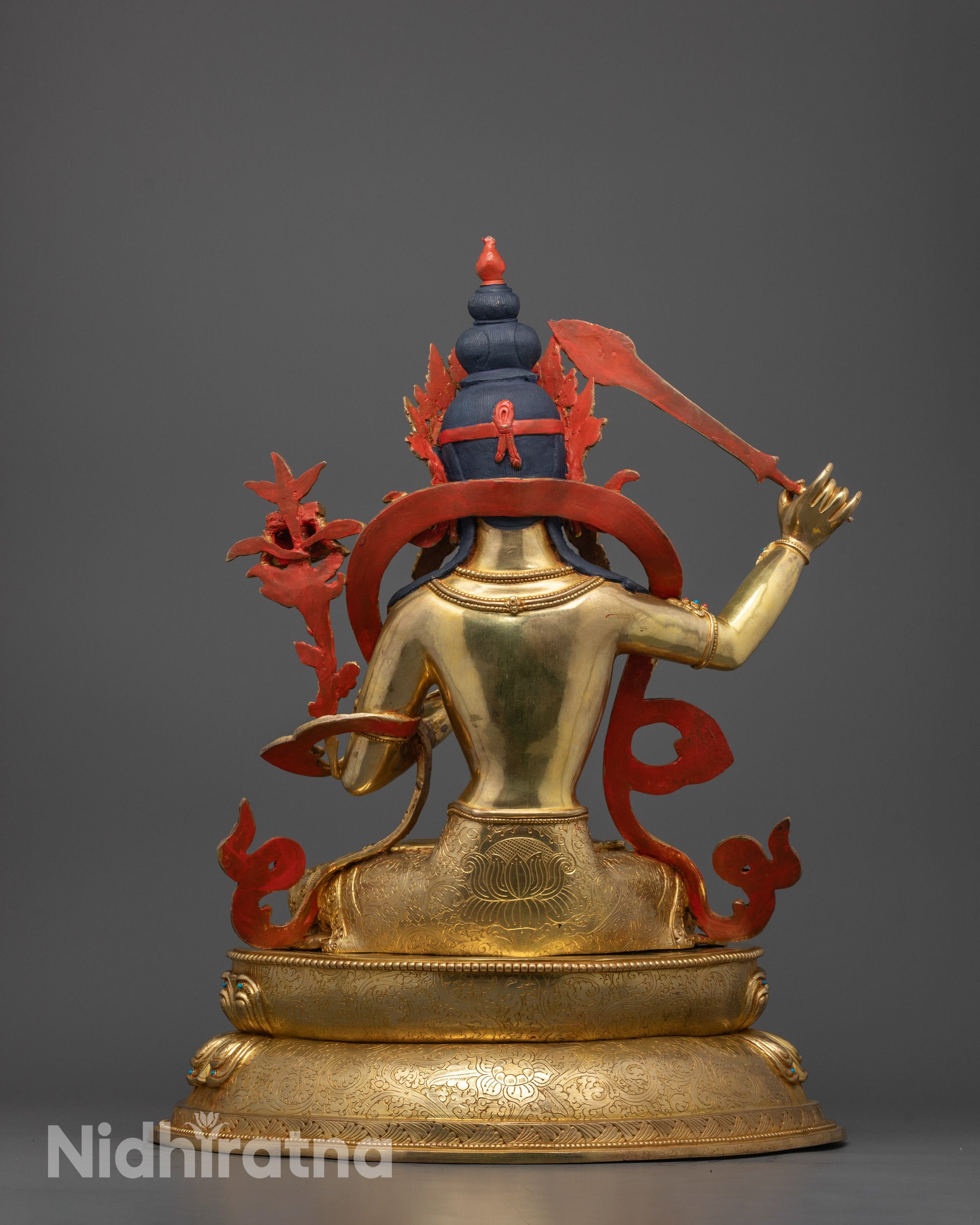 Nepalese Manjushri Statue | Sacred Bodhisattva of Wisdom