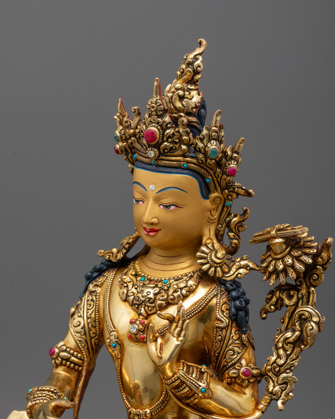 Beautiful Manjushri Statue for Sale | Wisdom Deity Sculpture