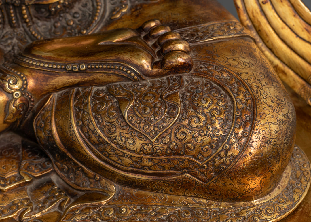 Antique Manjushri Statue | Tibetan Buddhism