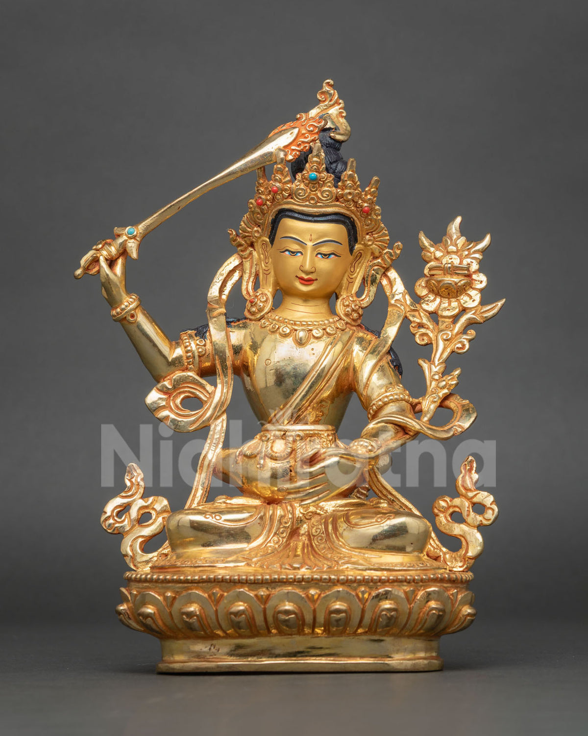 Manjushri Yab-Yum Buddhist Statue | Handcrafted Buddhist Artwork