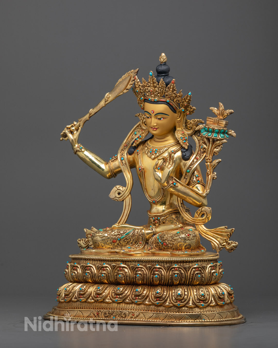 Manjushri Statue | Tibetan Bodhisattva Of Wisdom