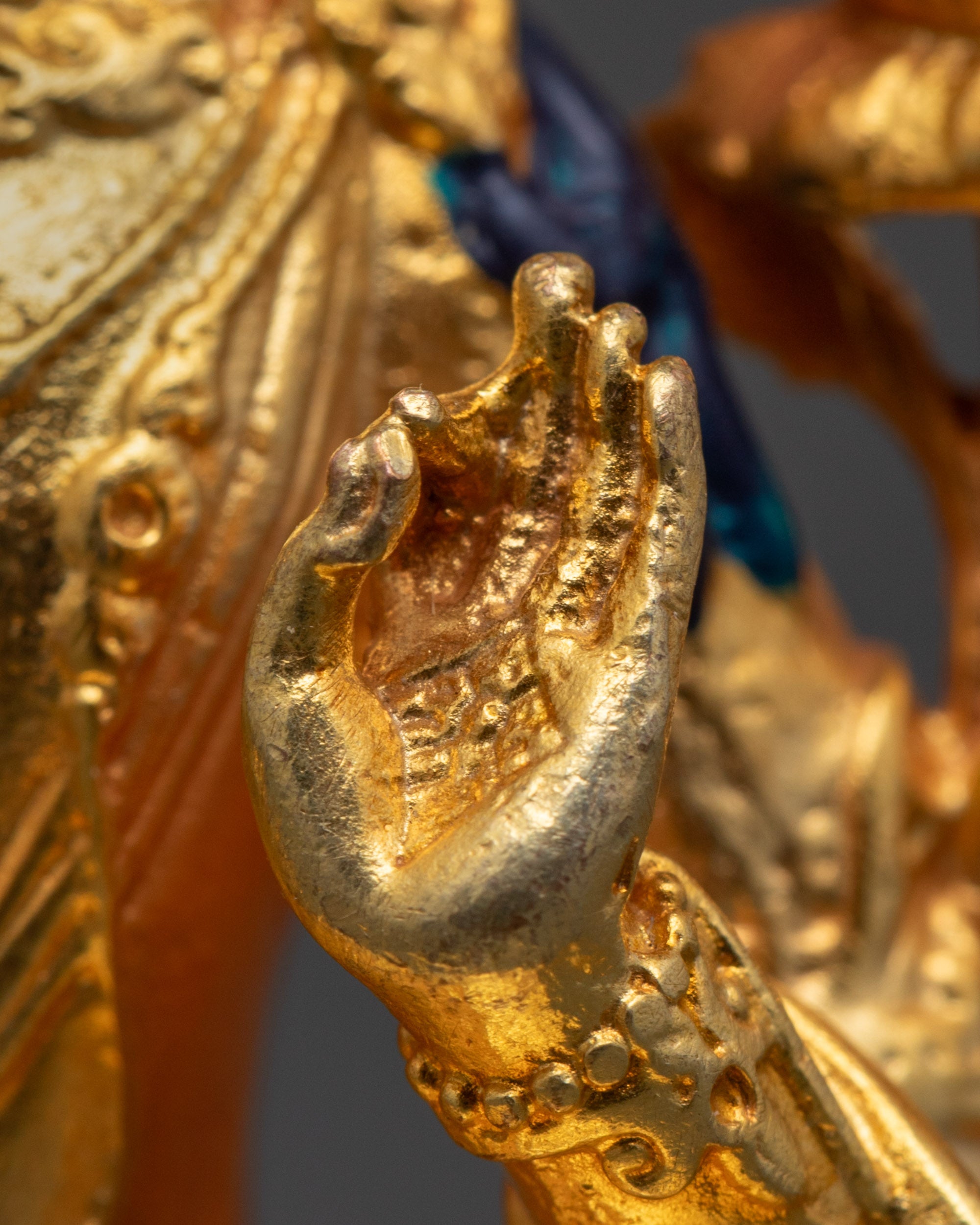 Bodhisattva Manjusri Sculpture | Precision-Crafted Machine Made Idol