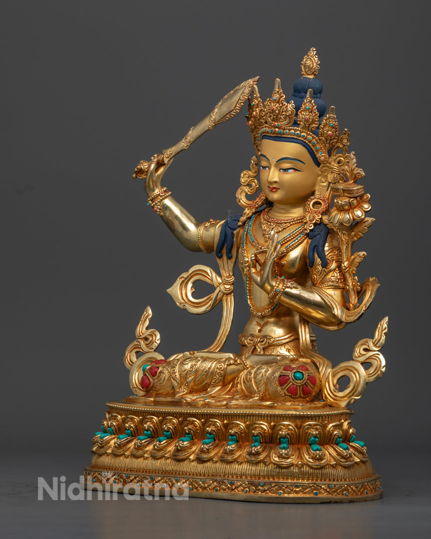 Manjushri Statue | Bodhisattva of Transcendent Wisdom