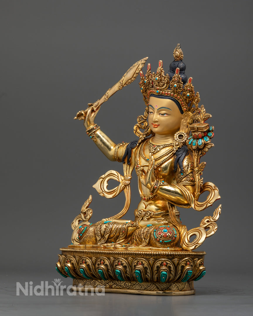 Manjushri Statue | Icon for Intelligence and Learning