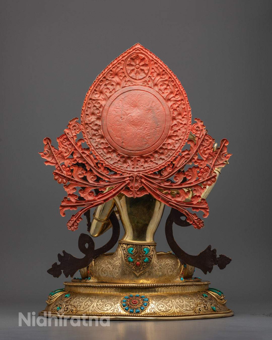 Traditional Manjushri Bodhisattva Statue | Handcrafted Himalayan Art